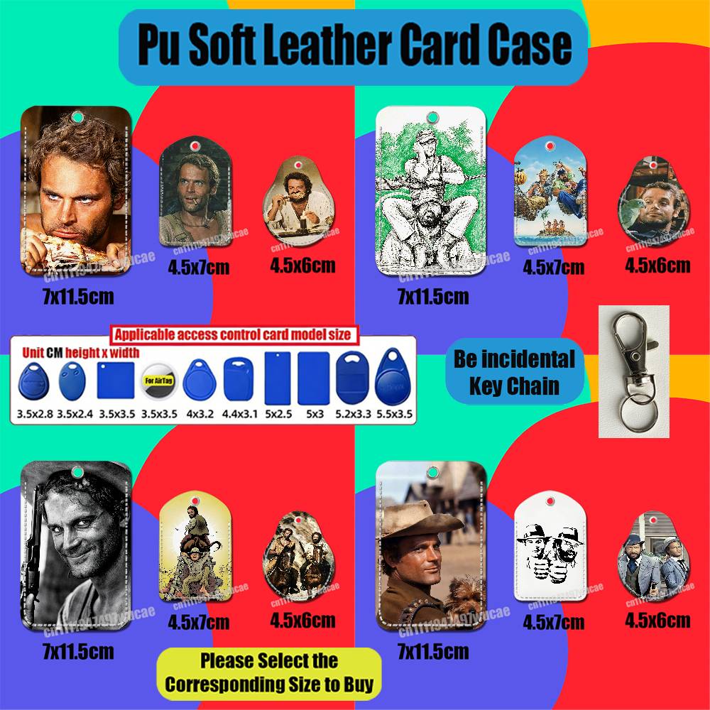 Airtag Holder Case - Terence Hill Bud Spencer için AirTag