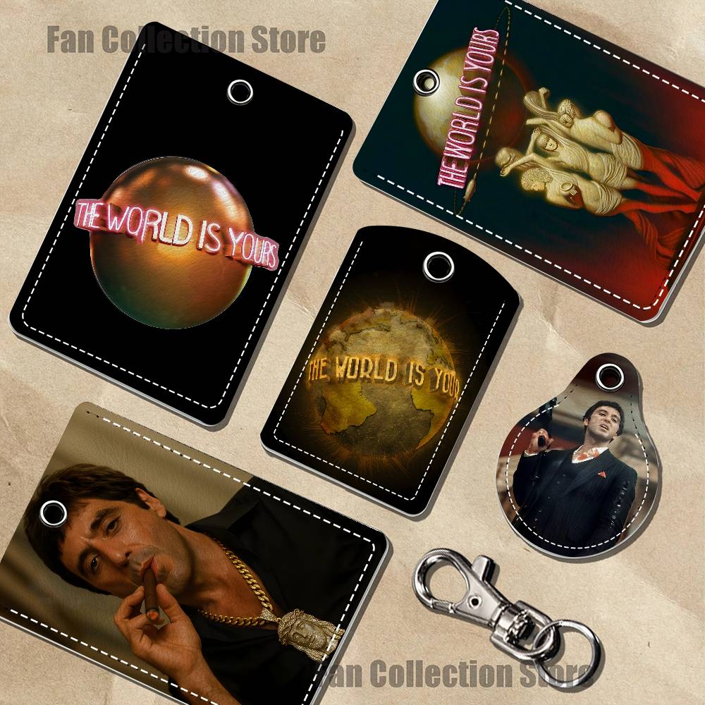 Airtag Holder Case - Scarfaces The World Is Yours Deri