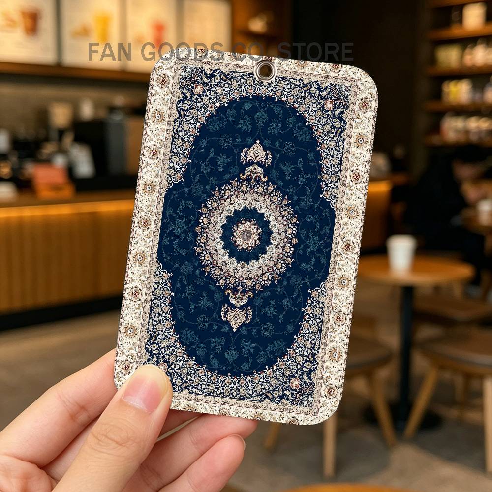 İran Halısı Desenli PU Deri Ka - Airtag Holder Case incelemesi ve fiyatı