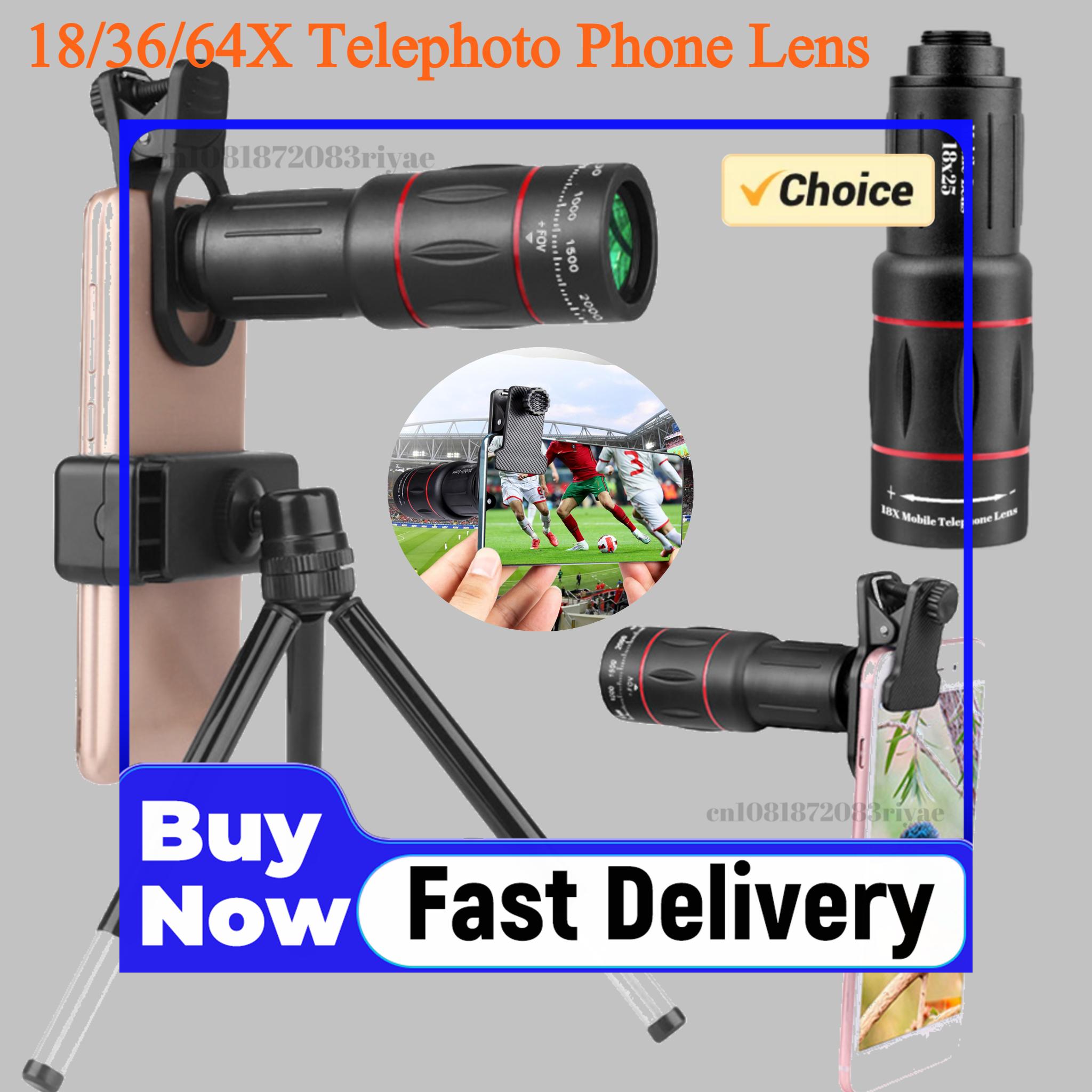 18/36/64X Telefoto Telefon Len - Lens Camera Clip incelemesi ve fiyatı