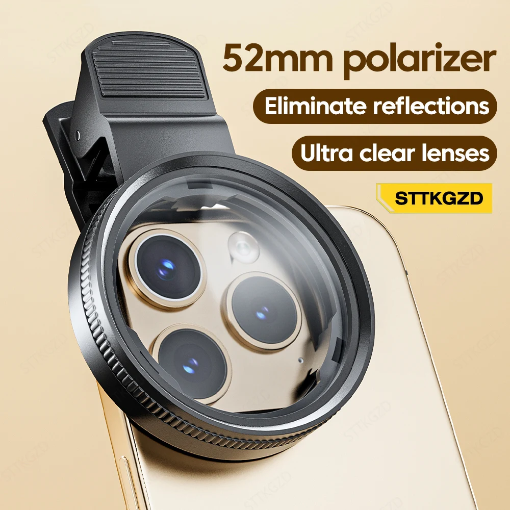 Yeni 52mm CPL Cep Telefonu Len - Lens Camera Clip incelemesi ve fiyatı