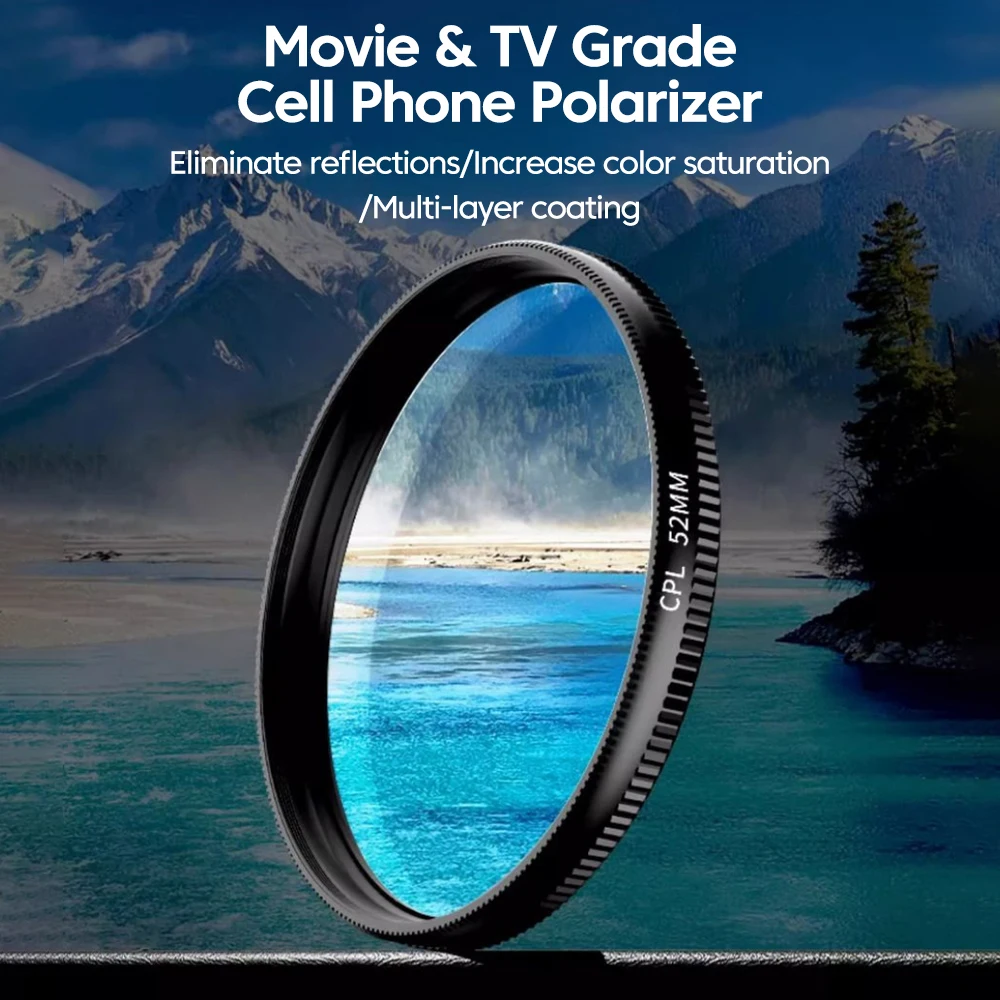 Yeni 52mm CPL Cep Telefonu Len - Lens Camera Clip incelemesi ve fiyatı